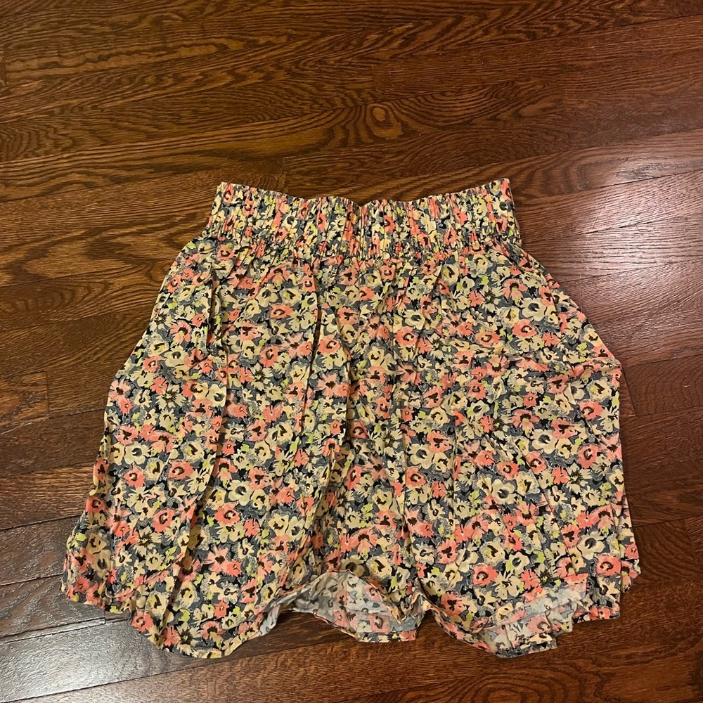 Multi colored flower skirt